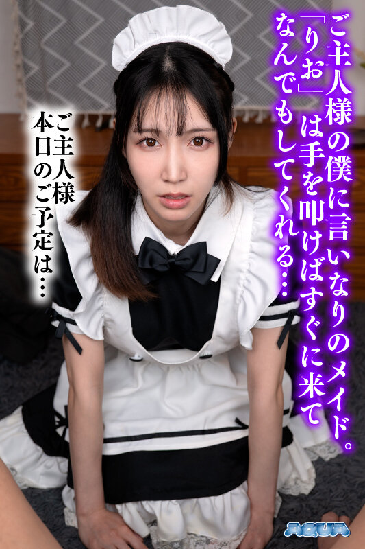 【aquco00122】【VR】メイドハラスメント いいなりメイドの軽蔑の眼差しで僕のおちんちんは何度でも甦る 坂本りお❤フェラ